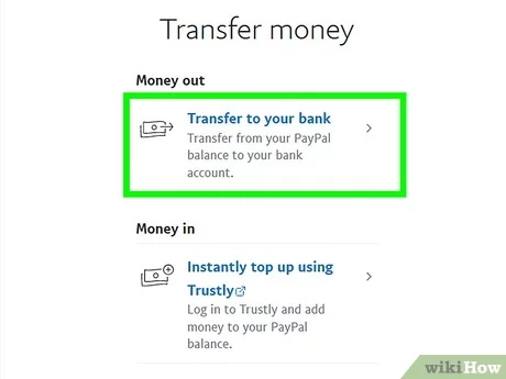 How do I withdraw money to my bank account? | PayPal BB