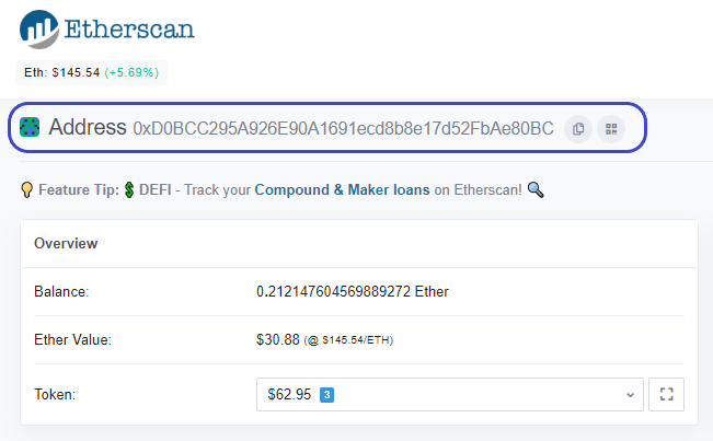 How to Get an ERC Token Address