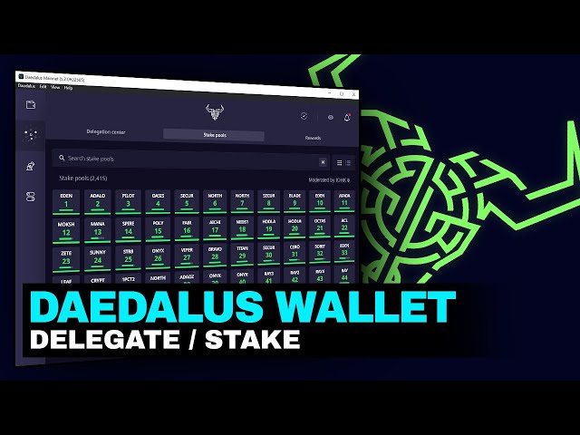 Daedalus Wallet: Staking Cardano - CryptoWendyO