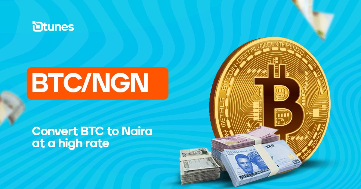 Bitcoin to Nigerian Naira or convert BTC to NGN