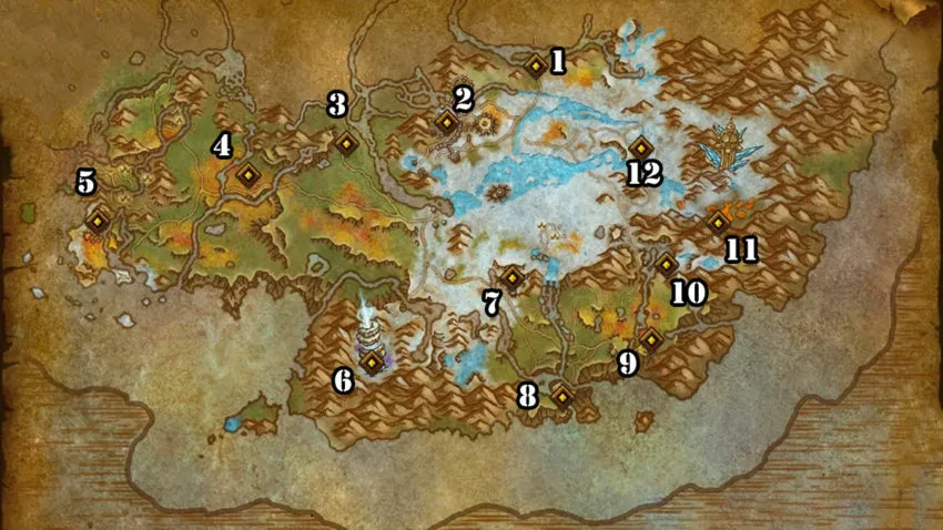 World of Warcraft: Dragonflight - All Dragon Glyph locations | VG