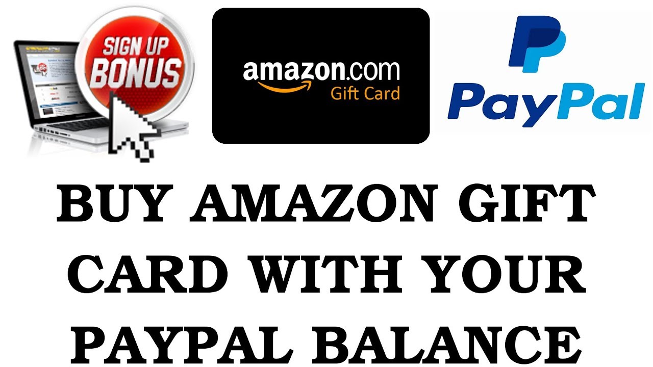 How To Buy Amazon Gift Card With PayPal