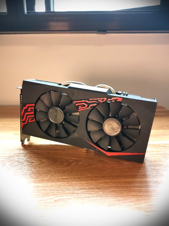 Asus Radeon Mining RX 4GB GDDR5 Bit Gaming Graphics Card ( MINING-RXG-LED-S )