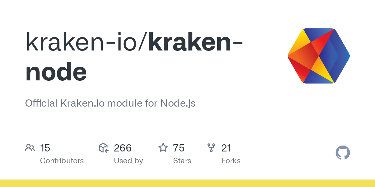 GitHub - nothingisdead/npm-kraken-api: NodeJS Client Library for the Kraken (bymobile.ru) API