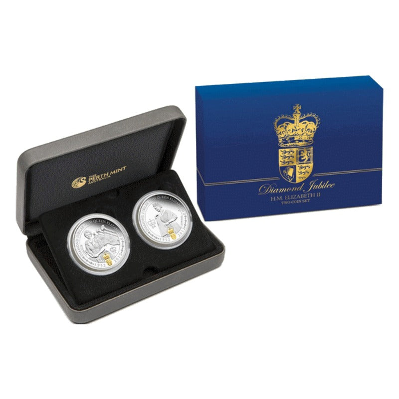 Elizabeth II silver proof coin Set