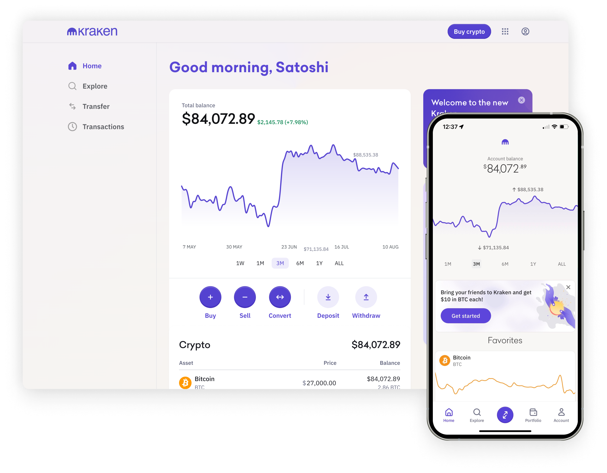 ‎Kraken - Buy Bitcoin & Crypto on the App Store
