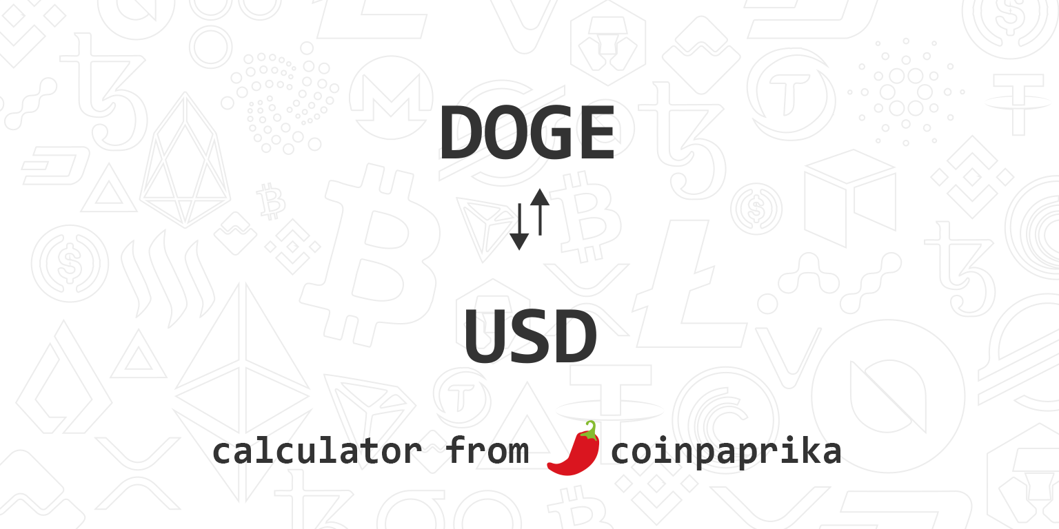 DOGE to Satoshi (Dogecoin to Satoshi) | convert, exchange rate