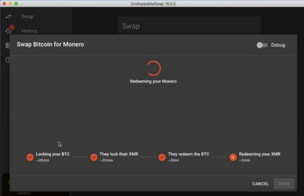 BTC to XMR Swap: Exchange Bitcoin (BTC) to Monero (XMR)