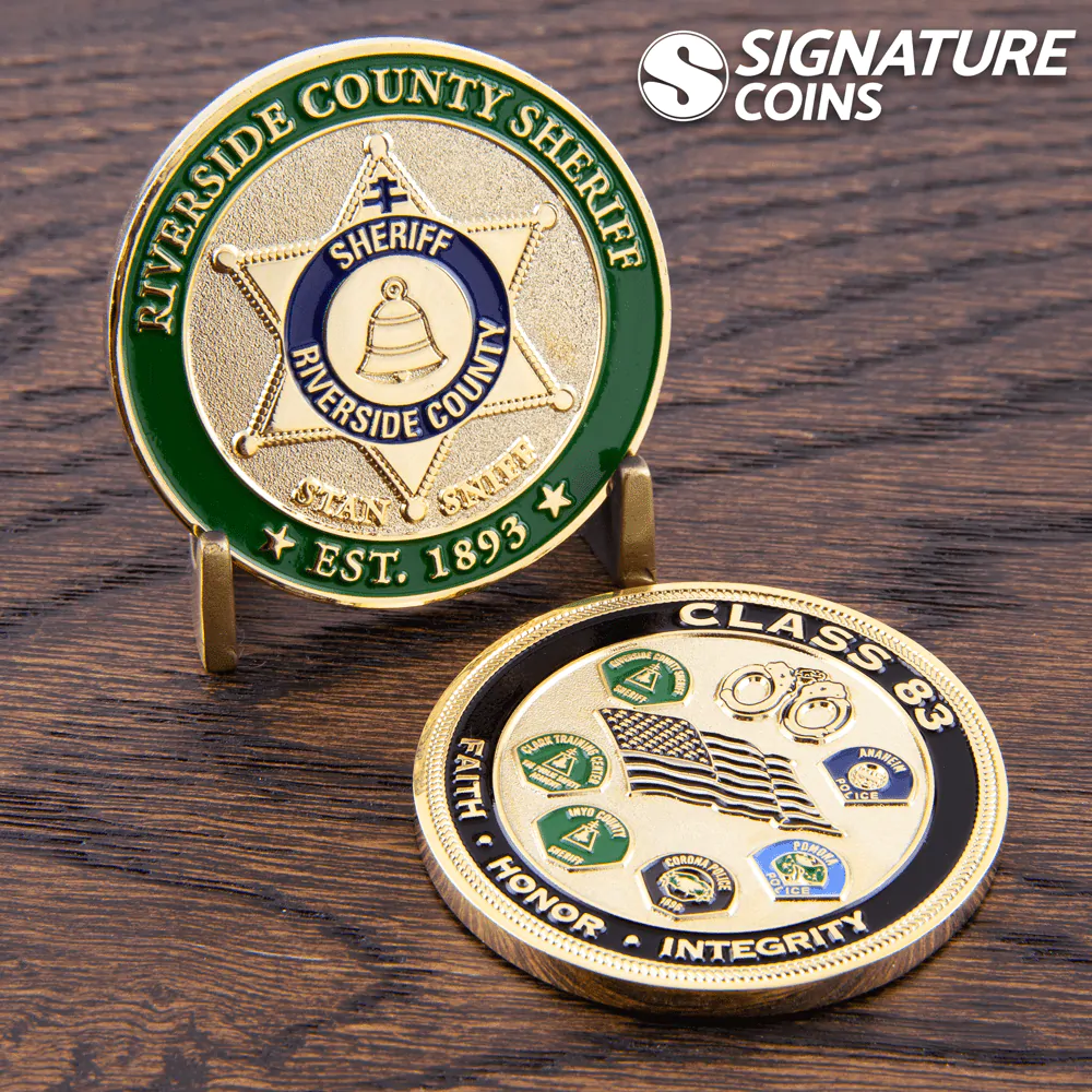 Challenge Coin - Official Durham County Sheriff's Office - Thin Blue Line USA