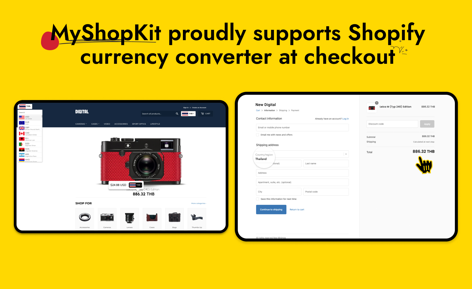 Shopify Help Center | Currency conversions and exchange rates