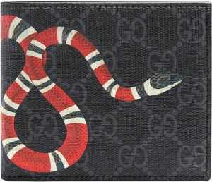 Gucci red Stripe Black Wallet – lex luxe supply