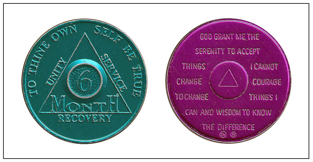 1 Year AA Medallions - One Year Alcoholics Anonymous Coins and Chips — AA Medallion Store