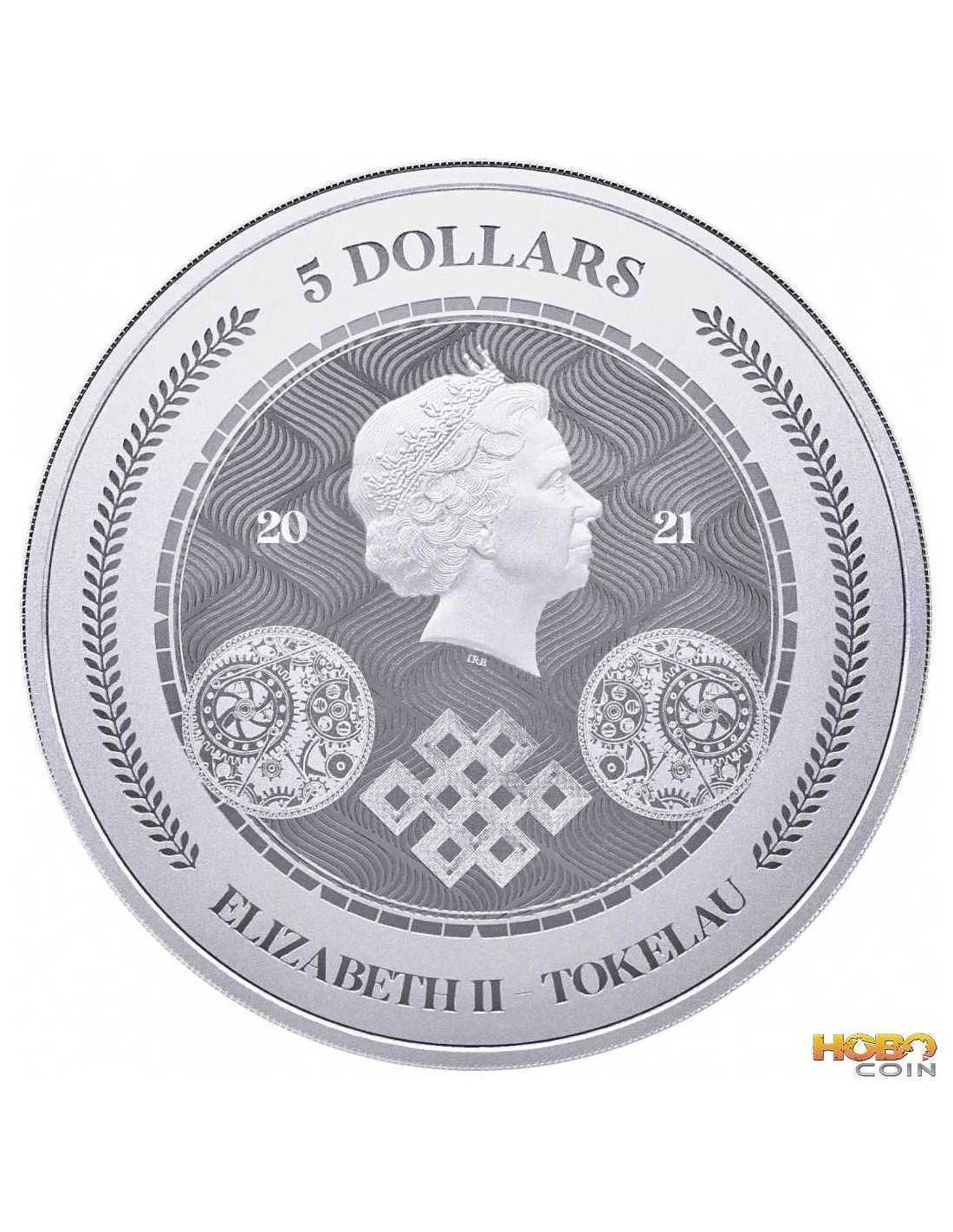 Tokelau - Silver coin BU 1 oz, CHRONOS 