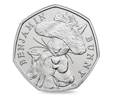 BU Beatrix Potter Benjamin Bunny 50p | The Britannia Coin Company