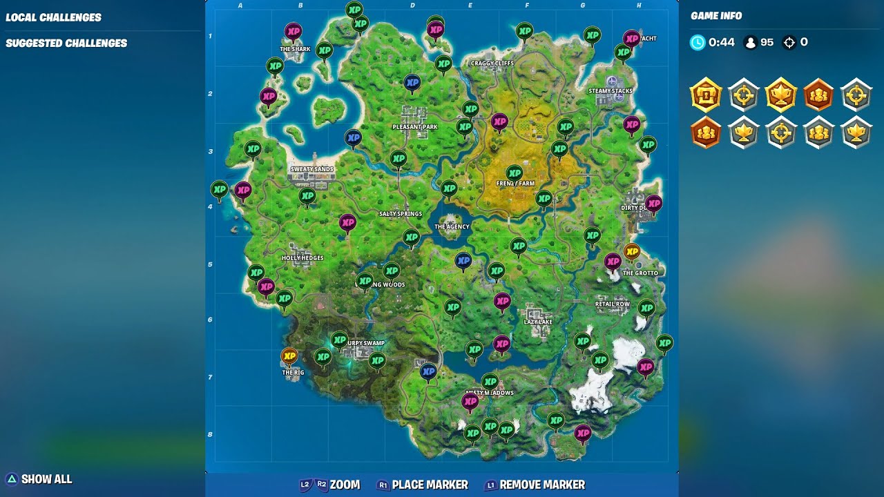 All Fortnite Season 3 Week 7 XP Coin Locations