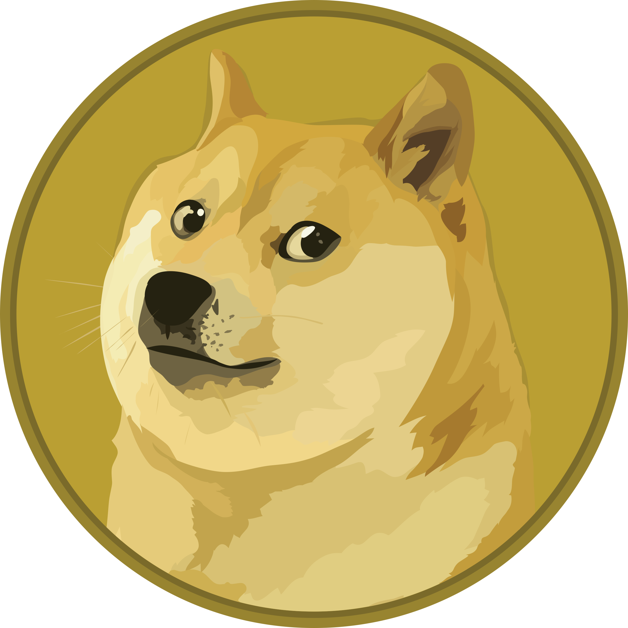 Dogecoin Logo - Download DOGE Logo in png and svg Dogecoin DOGE Logo - Coinpaper