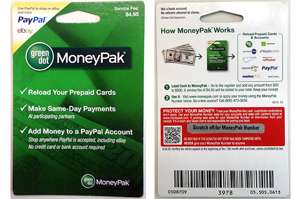 Green Dot's Decision to Stop Selling MoneyPak Cards Will Take a Toll - The New York Times