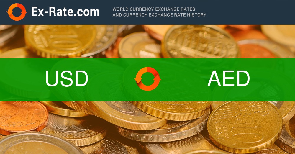 US Dollar to UAE Dirham or convert USD to AED