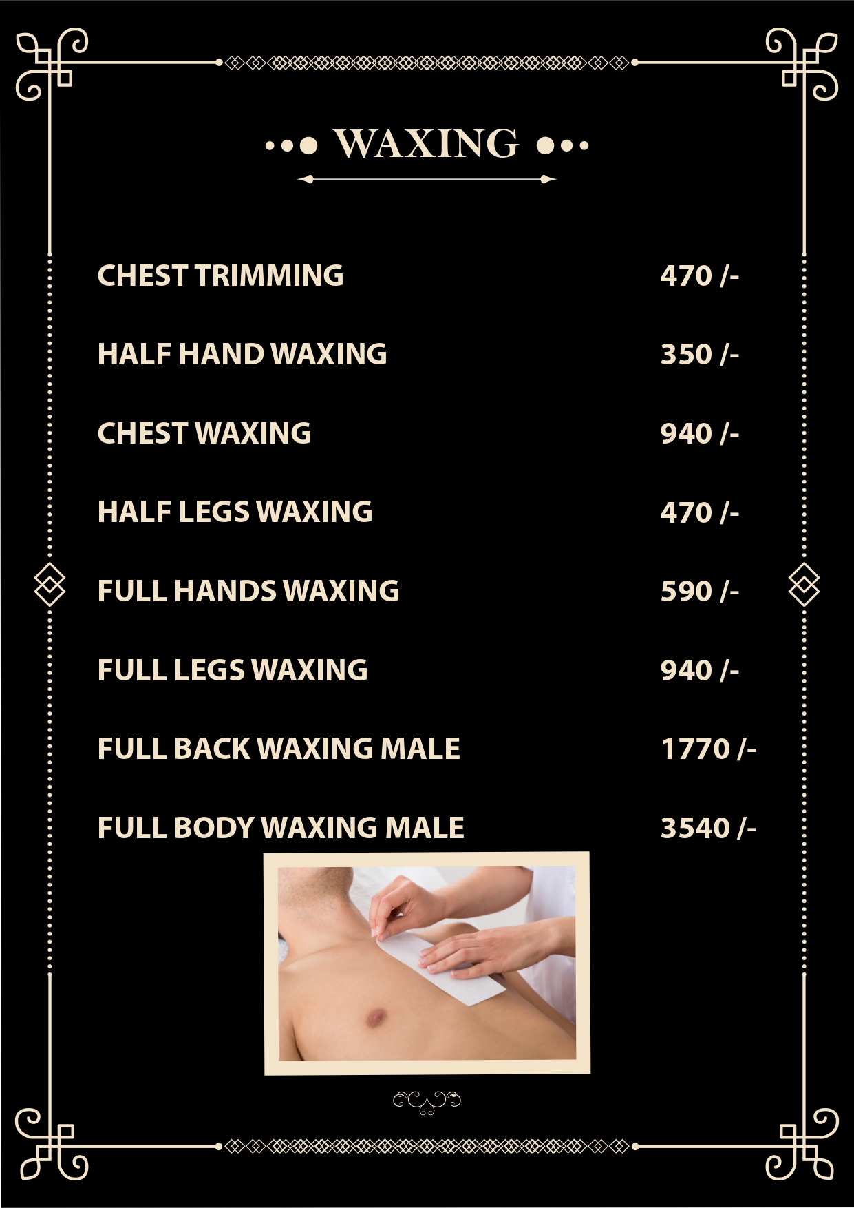 Price List - Aruba Beauty Clinic