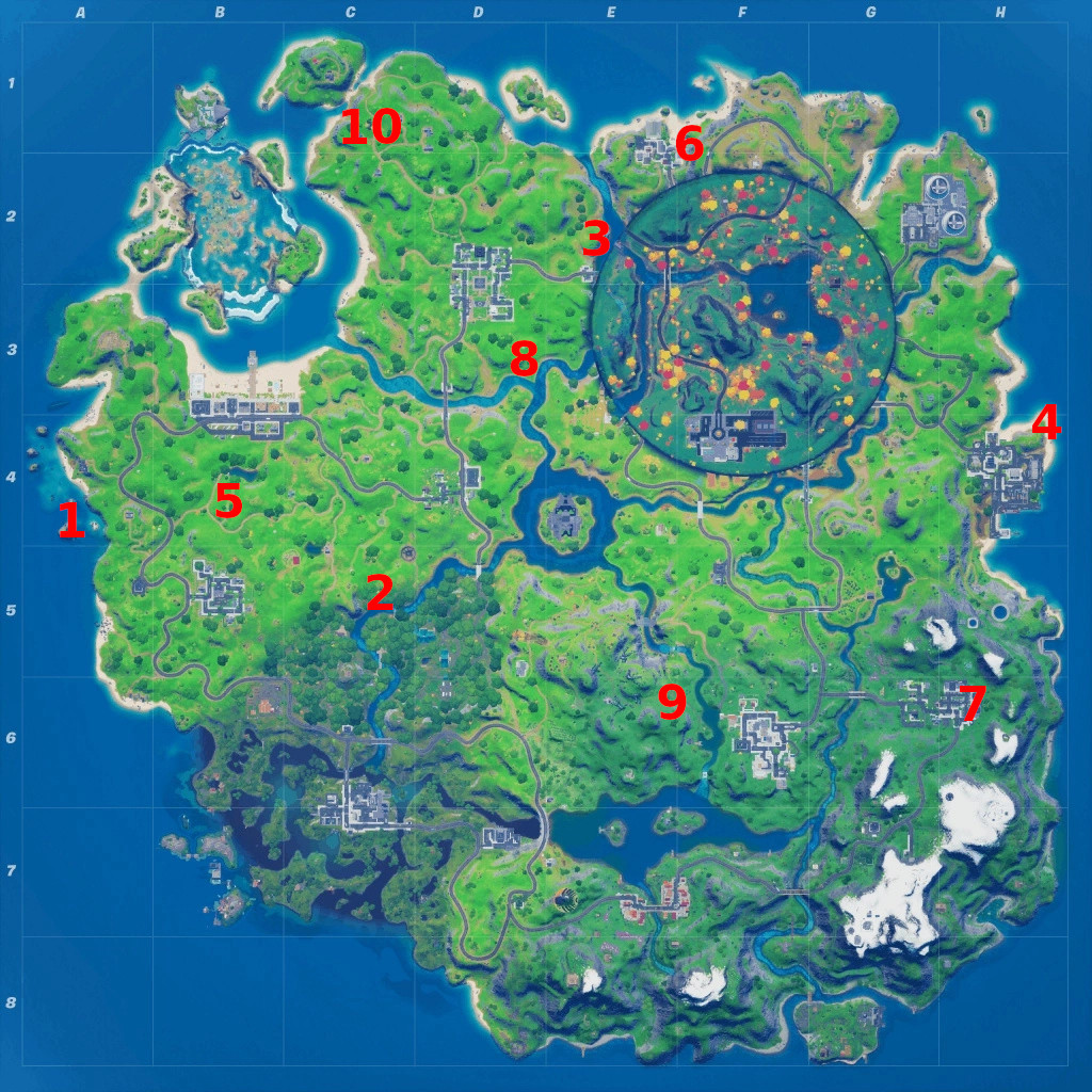 Fortnite Chapter 2 Season 4: Week 5 XP Coin Locations And Guide