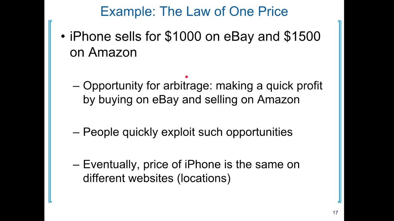 Law of One Price: Meaning, Example, Arbitrage | StudySmarter