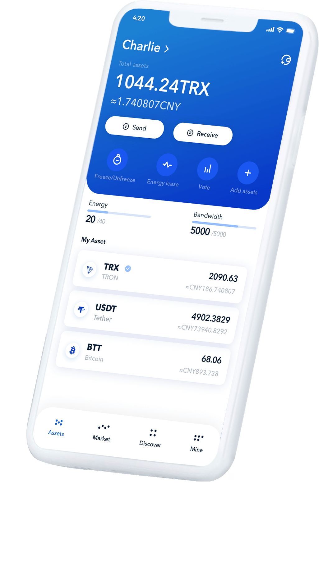 Tron (TRX) Wallet: online Tron wallet app download for iOS and Web | Kauri finance