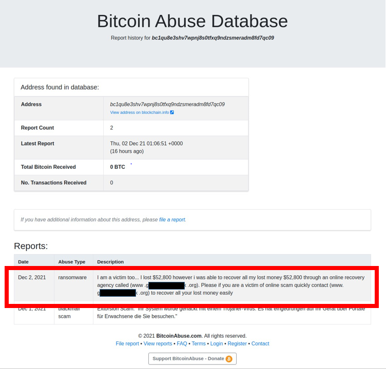 Report a Bitcoin Scam - BitcoinWhosWho