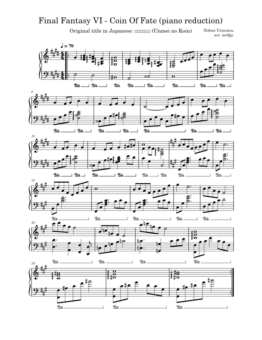 FINAL FANTASY VI - COIN SONG INTERACTIVE TAB by Misc Computer Games @ bymobile.ru