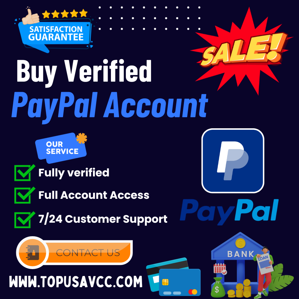 Buy Verified PayPal Accounts - % Old and USA Verified