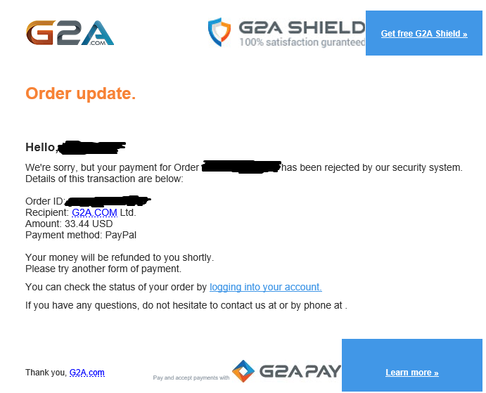 It won't let me redeem a code I purchased on g2a when I tried to - Microsoft Community