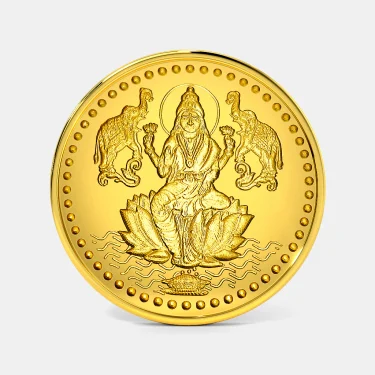 Loft and Daughter Ring Lakshmi Coin Gold