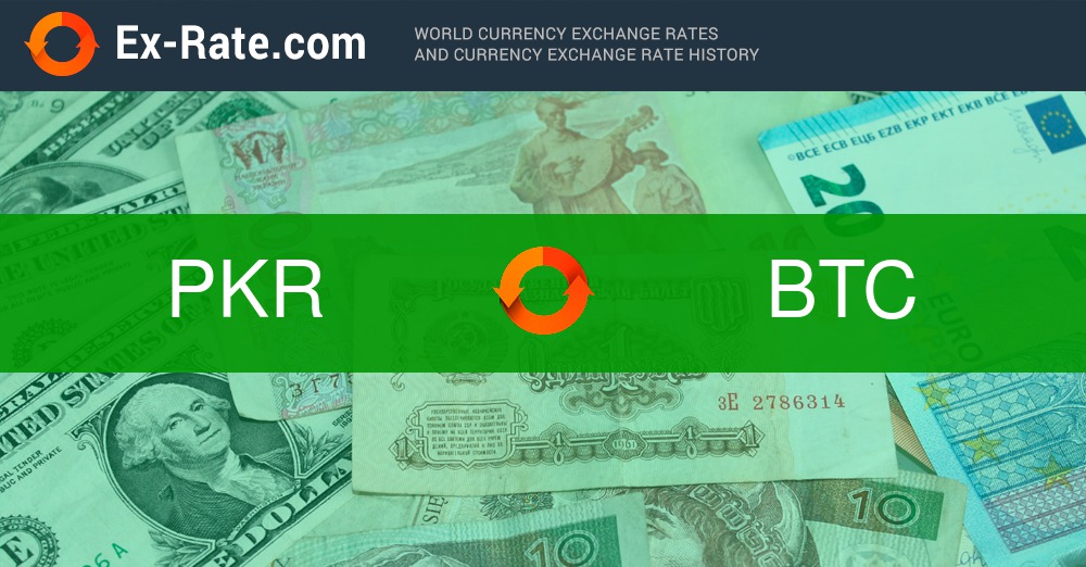 Pakistani Rupees (PKR) to Bitcoins (BTC) - Currency Converter