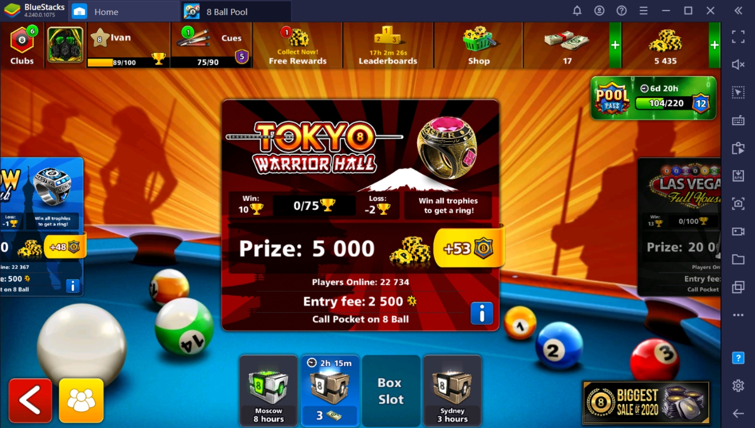 8 Ball Pool Shop