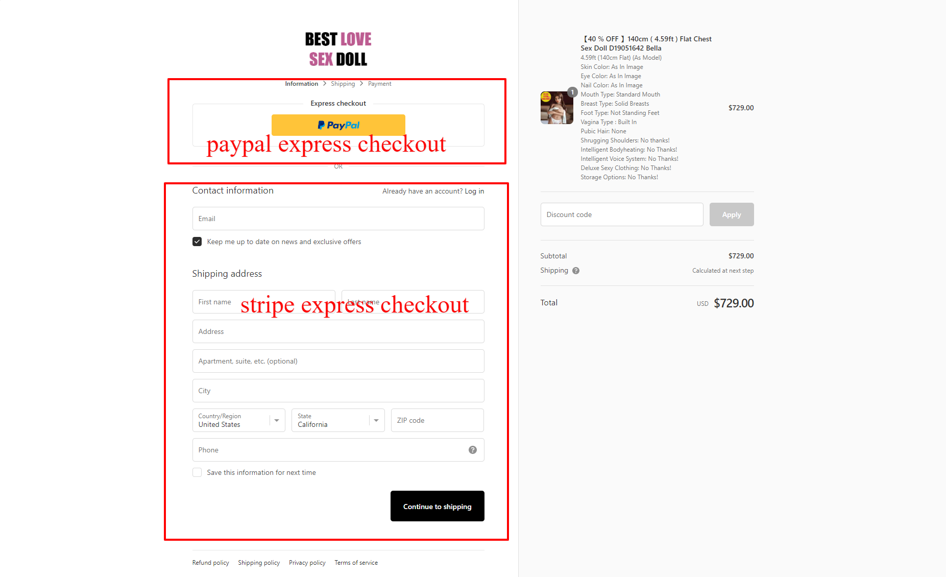 PayPal Express Checkout