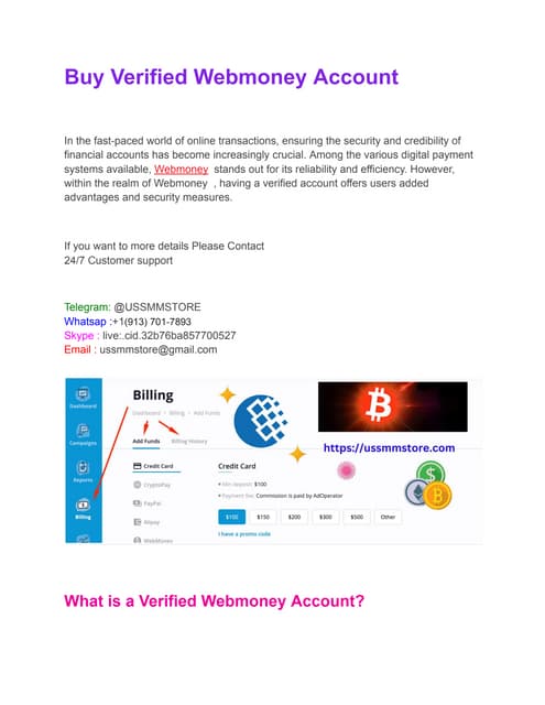 Buy WebMoney $50 WMZ Instant Transfer for $