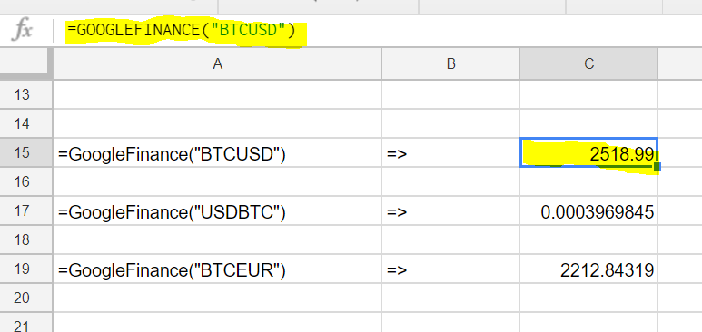 GOOGLEFINANCE - Google Docs Editors Help