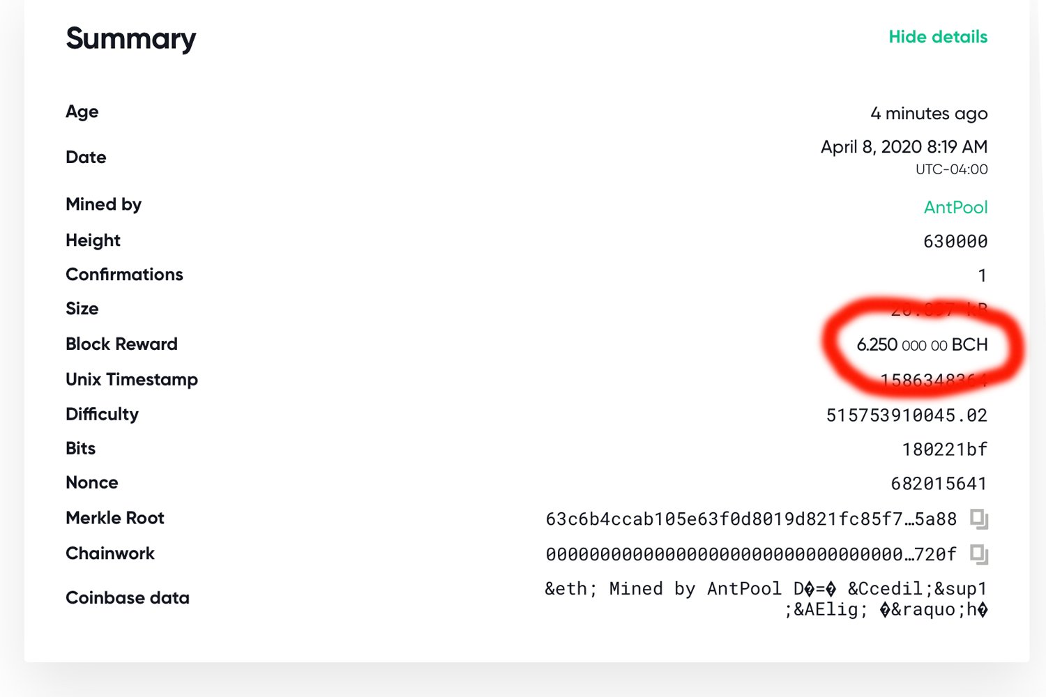 Upcoming Bitcoin Cash Halving Date - BCH Halving Countdown