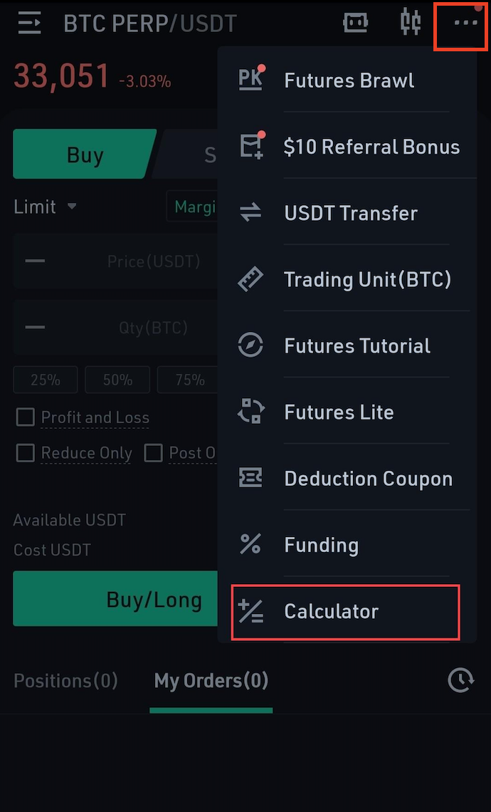 Binance Futures Calculator - Profit & Leverage Calculator - Dappgrid