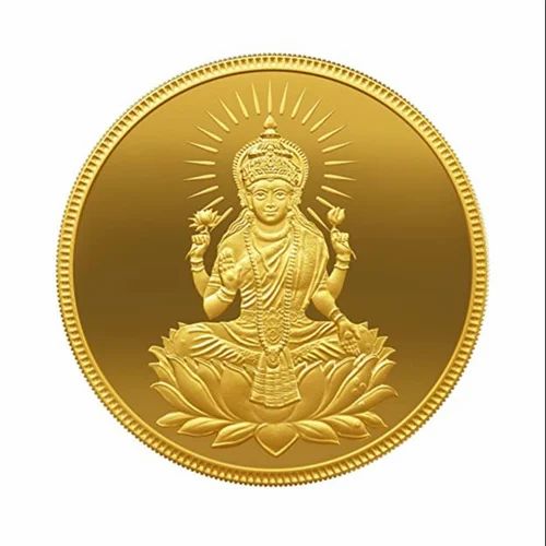 Buy 1 gram Lakshmi gold coin | Gold Coins | SVTM Jewels