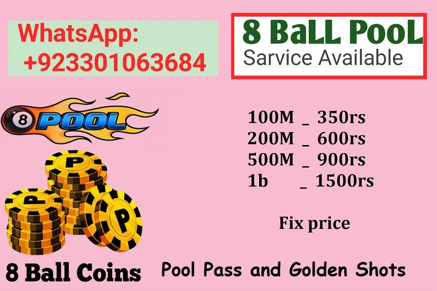 8 Ball Pool Coins Seller | Sub Milega