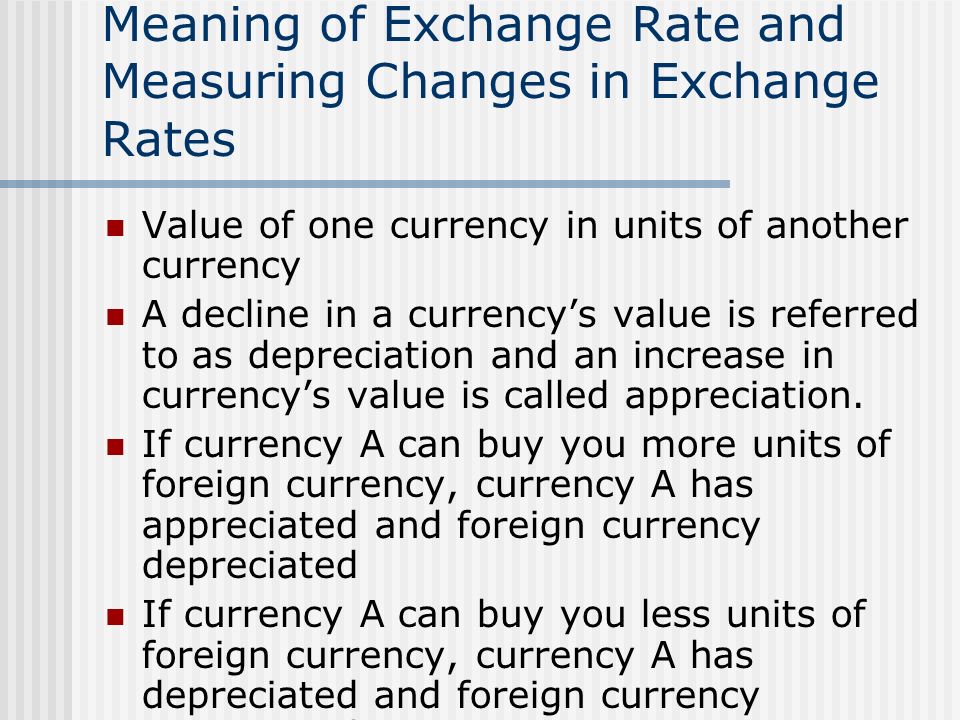 Exchange Rate: Definition & Currency | StudySmarter