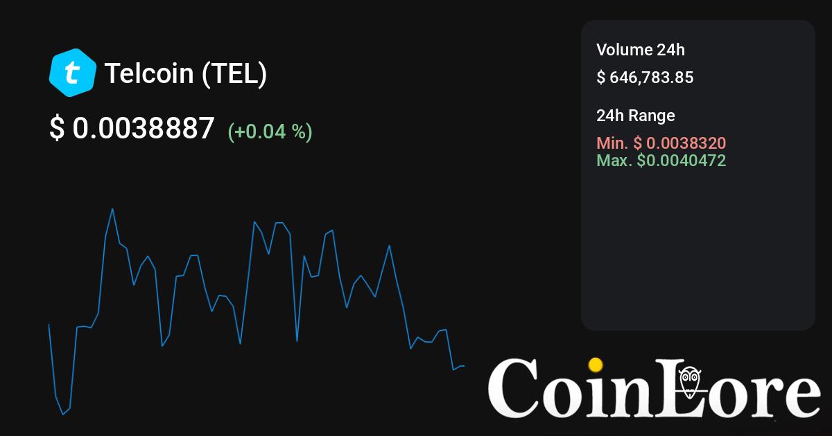 Telcoin Exchange | TEL Price Live | bymobile.ru