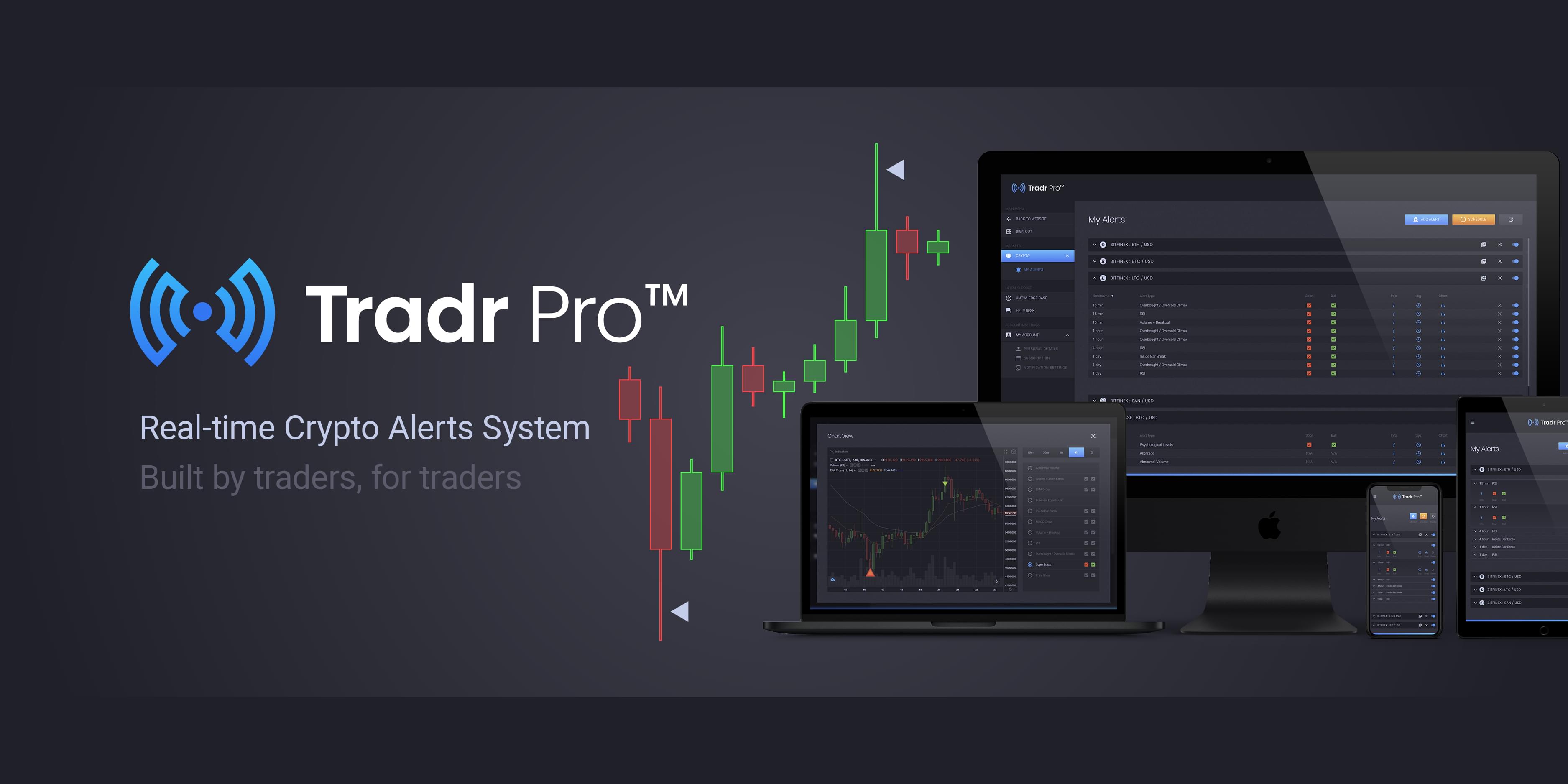 Real-time Crypto Trading Alerts — TradrPro™ 🔔