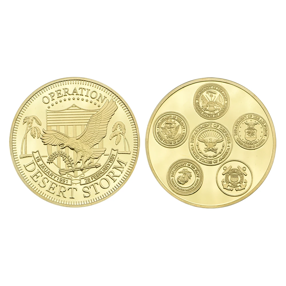 Operation Desert Storm 24K Gold coin | pockettreasures