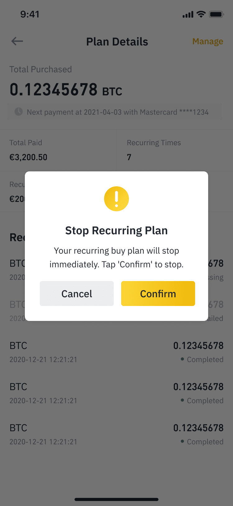 Get recurring buy history - Spot/Margin API - Binance Developer Community