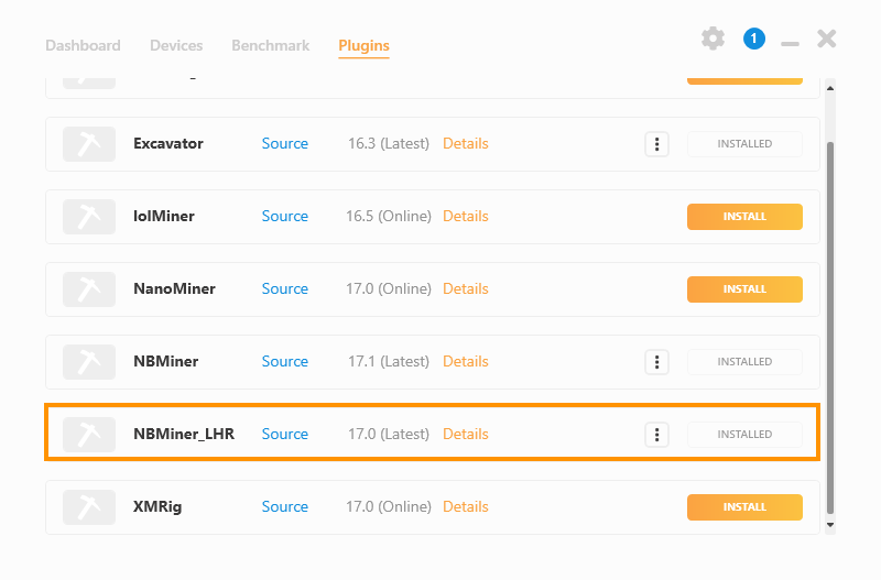 Verified 3rd party miners included in NiceHash Miner | NiceHash