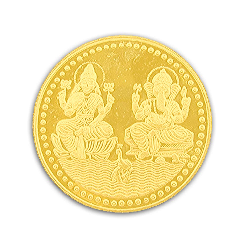 Ckc 24K () 1 Gm Lakshmi Gold Coin