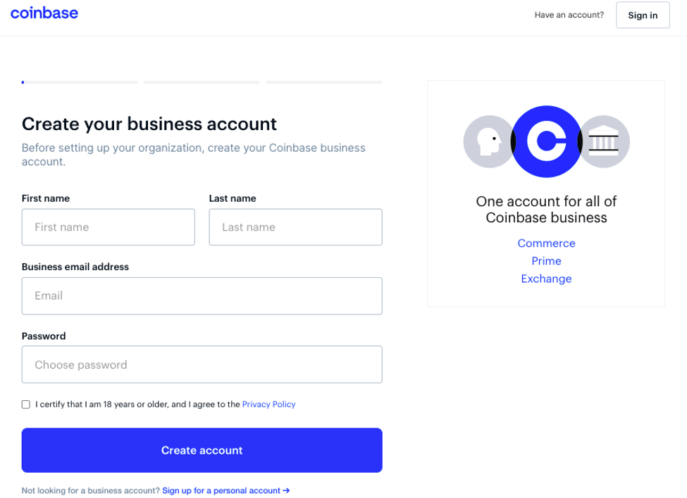 How to Create a Coinbase Business Account | Step-By-Step Guide - Coindoo