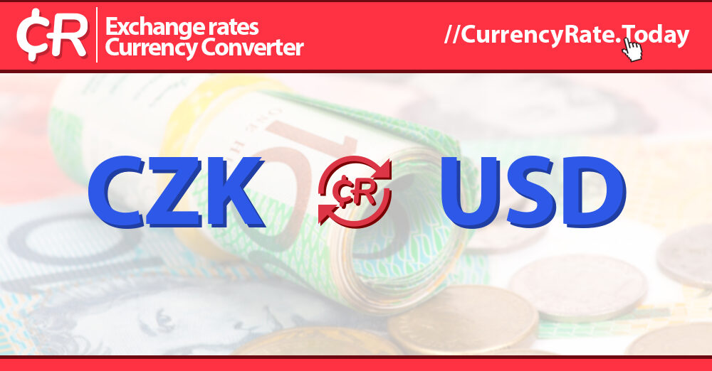 5, CZK to USD Convert Czech Koruna to US Dollars