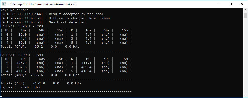 Aeon Miner Rocks! Mining Pool